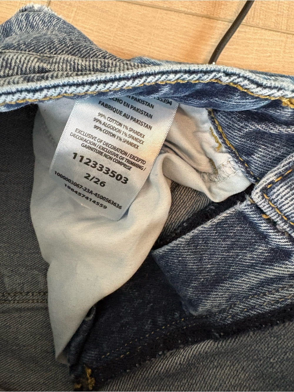 Wrangler High-Rise Rodeo Straight Crop Blue Denim Jeans - Picture 4 of 8
